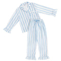 Ruffle PJ Set w/ Velvet Tie