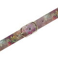 Floral Belt w/ Gold Buckle