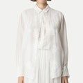 Embroidered Voile Shirt