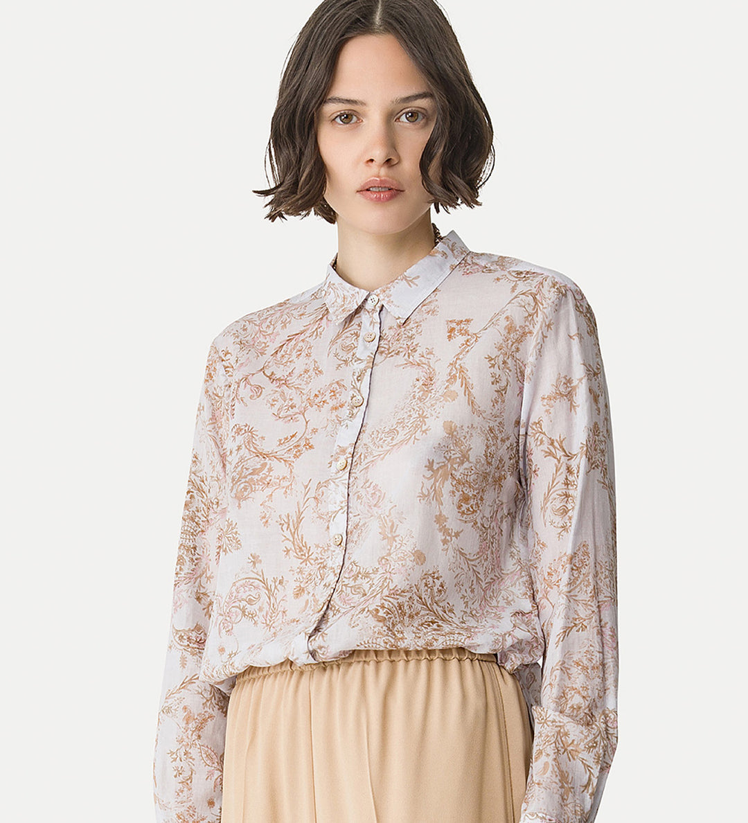 "nontiscordardime" Voile Shirt