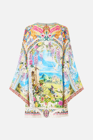 DEEP V NECK HARDWARE SHORT KAFTAN