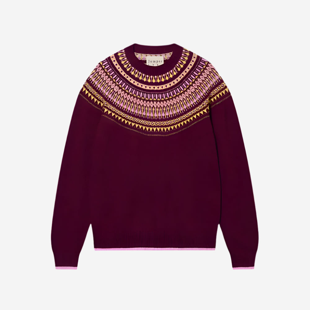Fairisle Yoke Crew