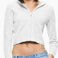 Lidell Cropped Zip Up Hoodie