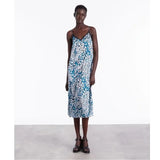 Animal Print Slip Dress