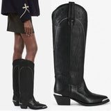 Leather Western Boot