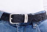 Leather Shimmer Belt
