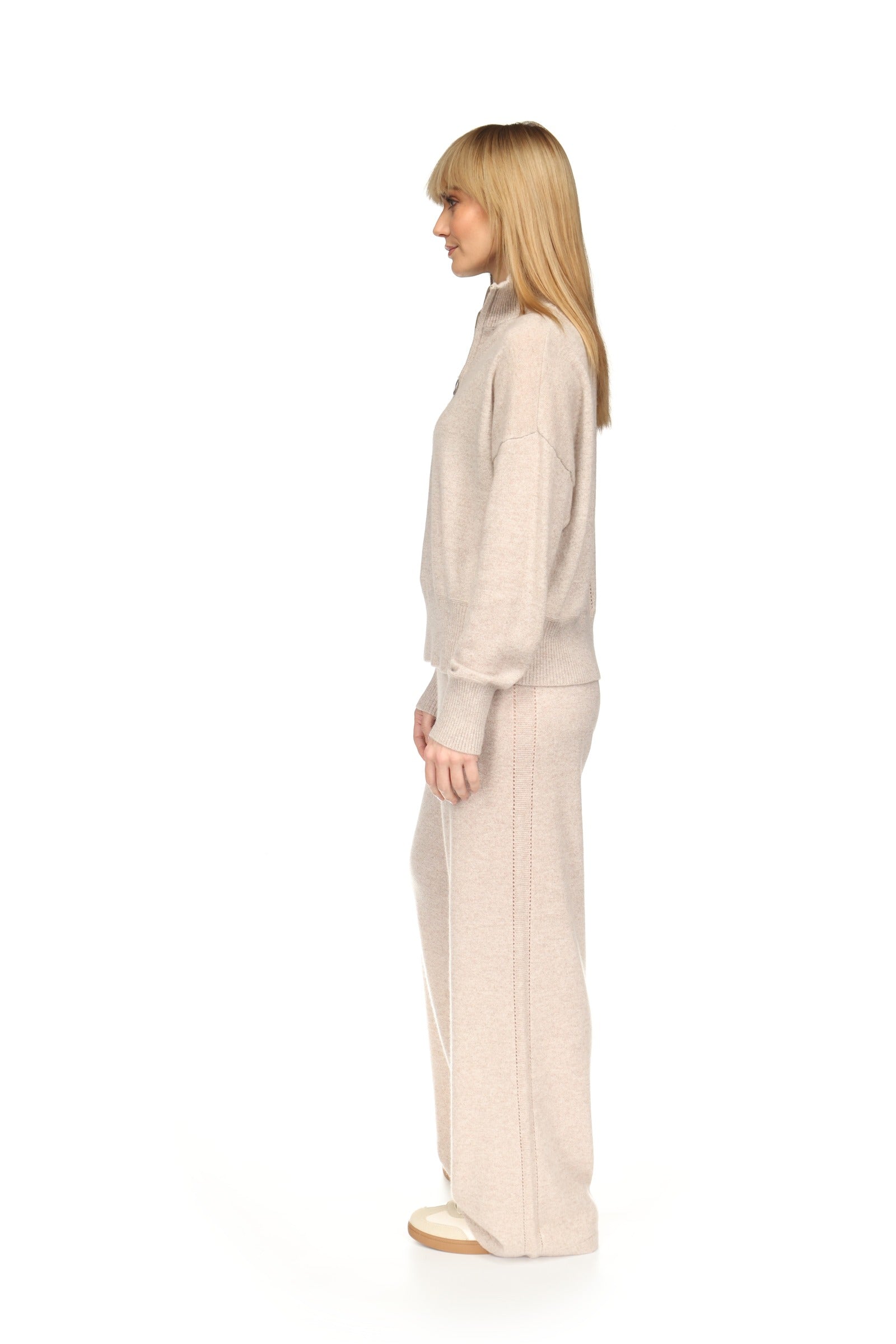 BRYANNA TRIM HALF ZIP