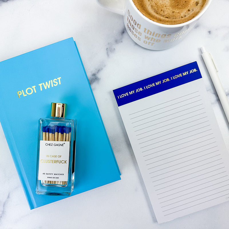 "I Love My Job" - Lined Notepad