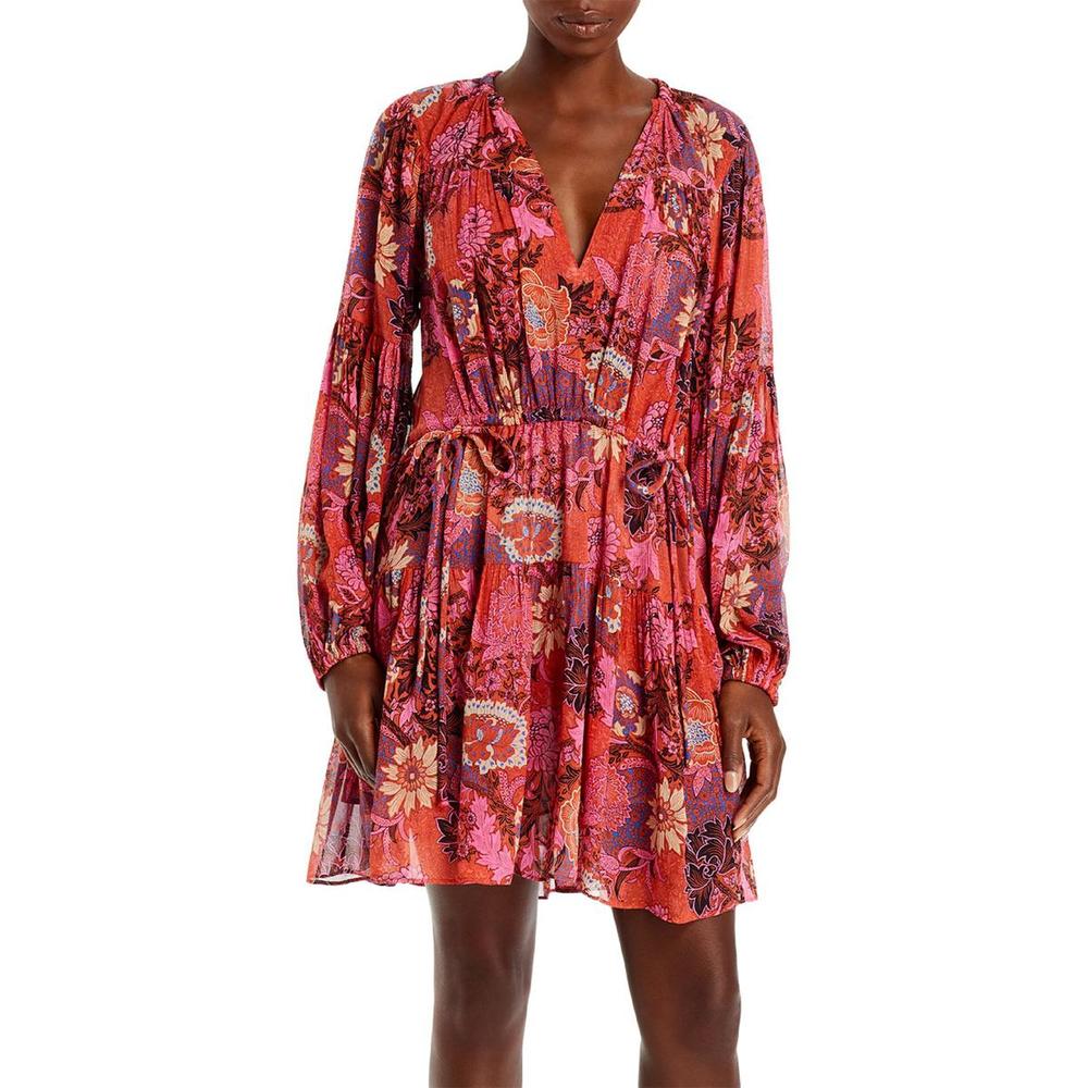 Elise Silk Floral Mini Dress