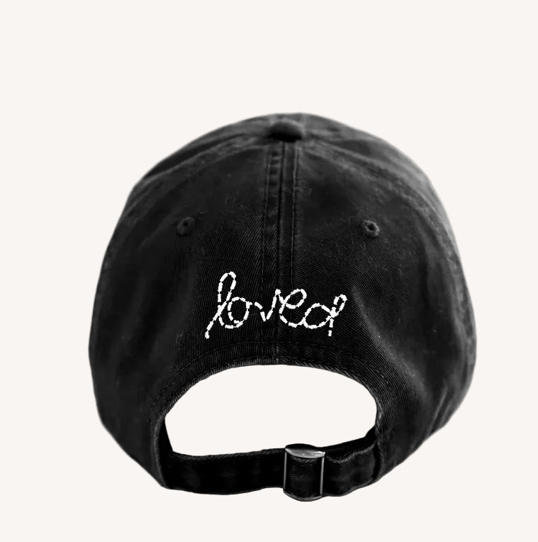 Baseball Hat Heart Patch