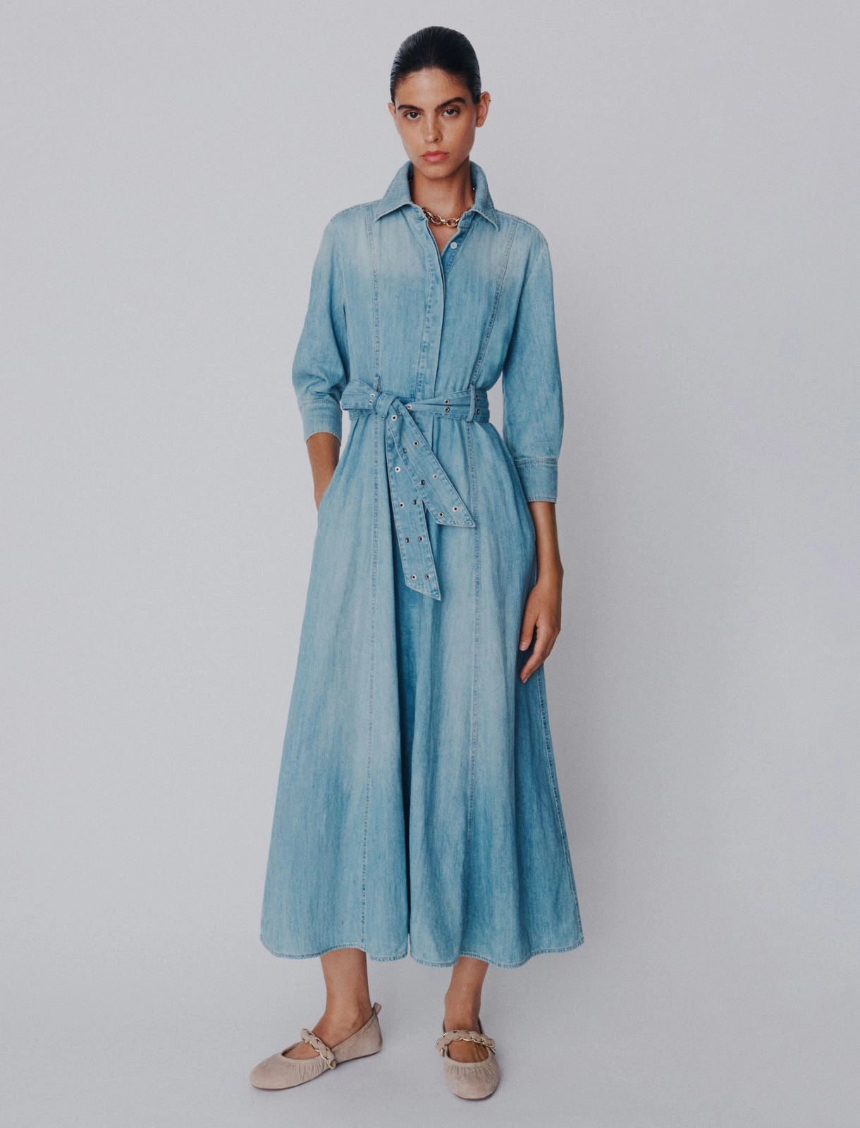 Long Denim Dress