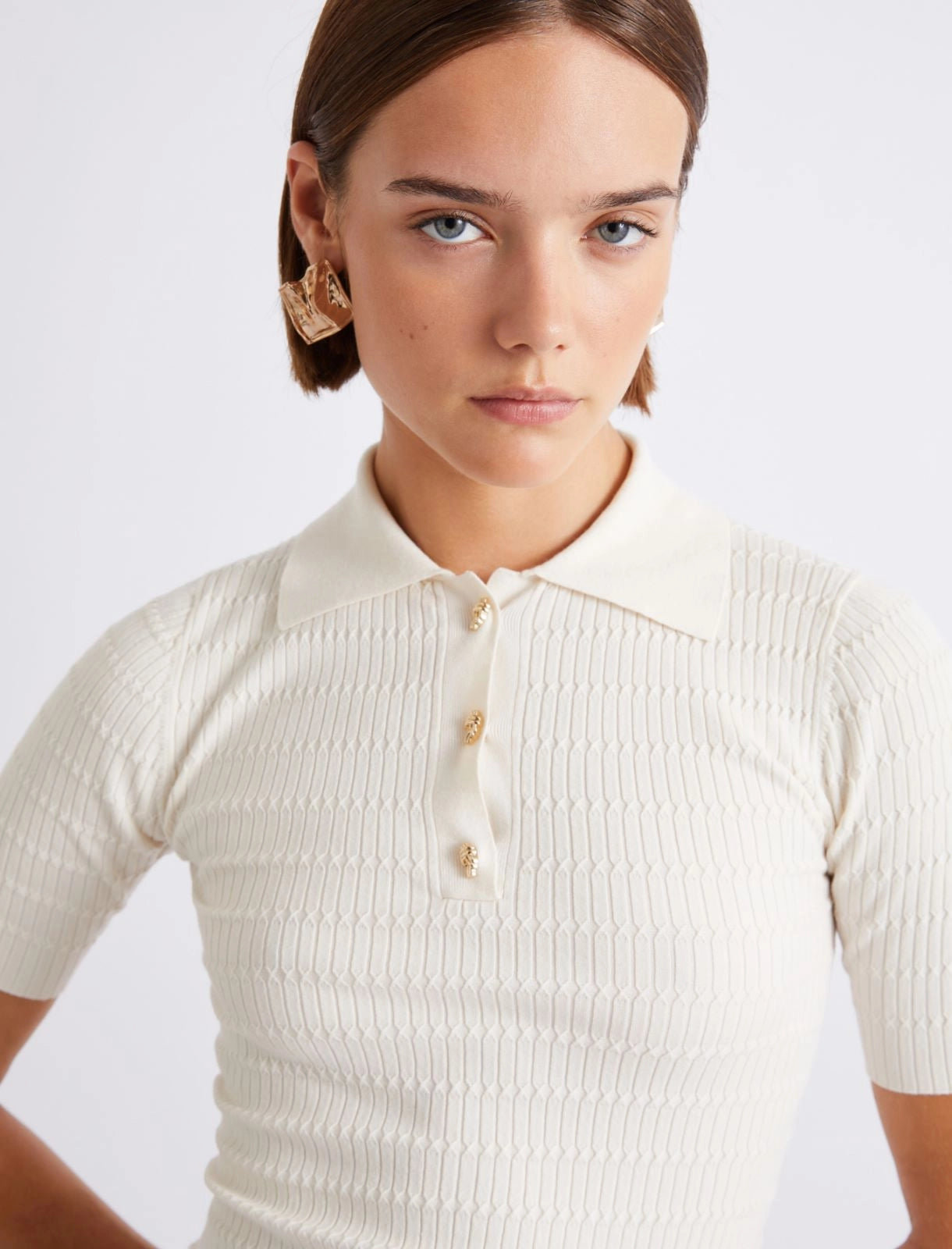 Knit Polo Shirt