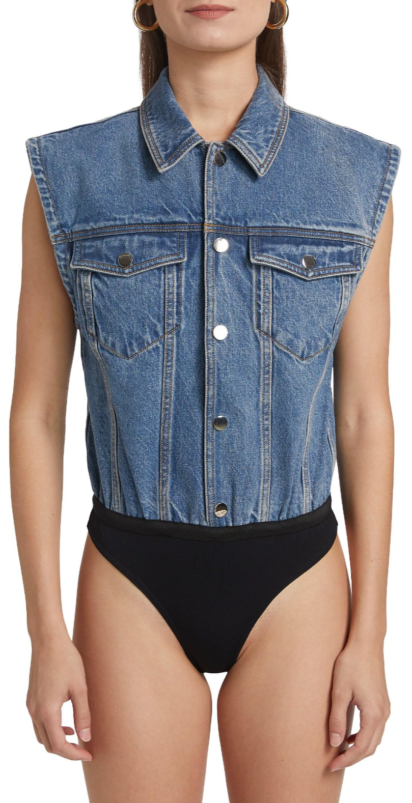 Denim Bodysuit
