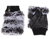 Faux Fur Fingerless Gloves