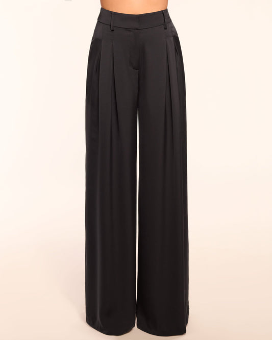 Oscar Pleated Wide Leg Pant