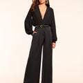 Oscar Pleated Wide Leg Pant