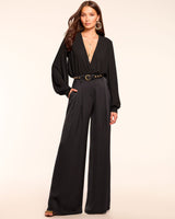 Oscar Pleated Wide Leg Pant