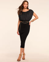 Rochelle Combo Knit Midi Dress