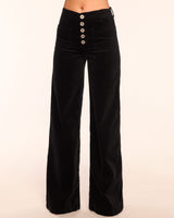 Cindy Velvet Wide Leg Jean