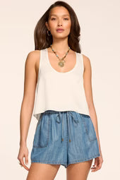Annalise Chambray Short