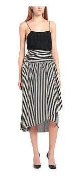 Midi Striped Skirt