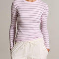 Rib Striped Crew