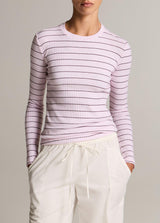 Rib Striped Crew