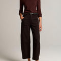 Mid Rise Washed Cotton Pant