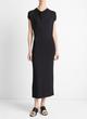 Draped Cowl Neck Dress